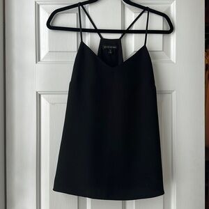 Banana republic small petite black spaghetti strap v neck tank